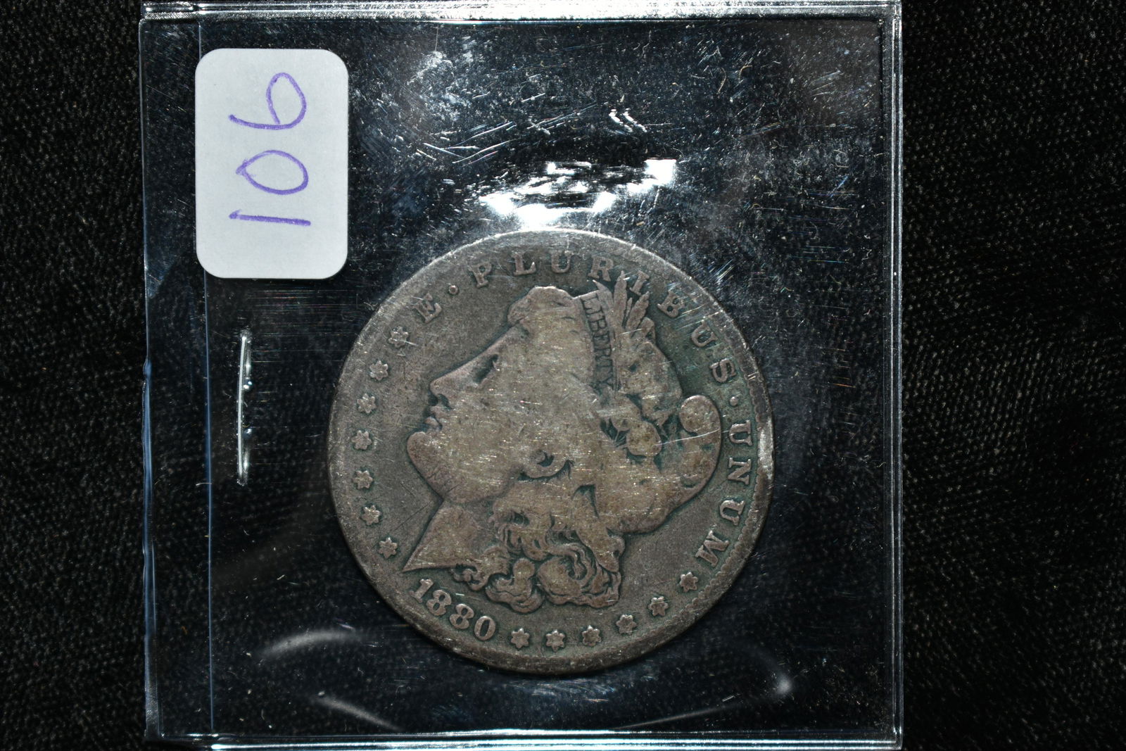 1880-S SILVER MORGAN DOLLAR, ONE OUNCE (1 of 2)
