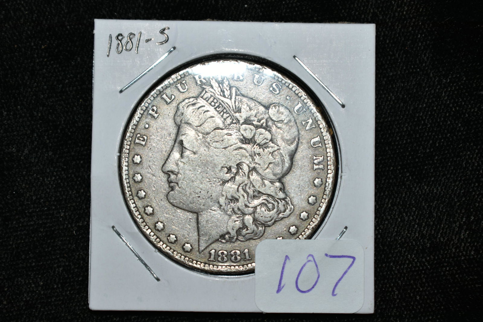 1881-S SILVER MORGAN DOLLAR, ONE OUNCE (1 of 2)