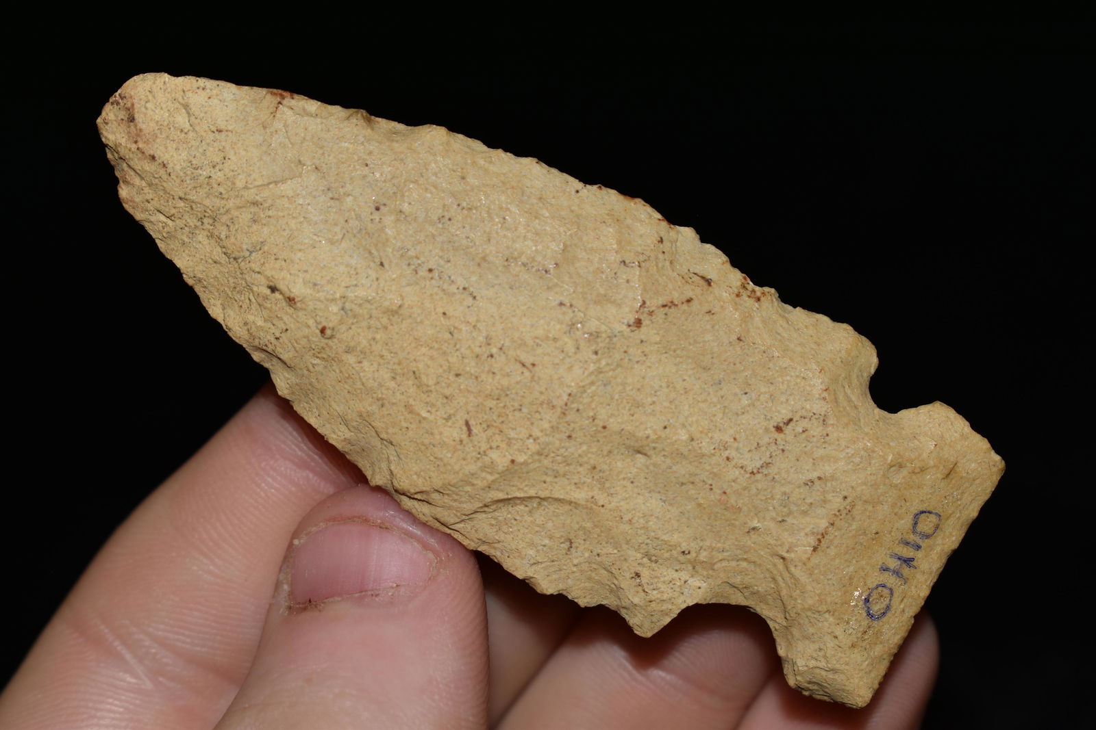 3" Godar Sytle Archiac Point from Ohio: 3" Godar Sytle Archiac Point from Ohio