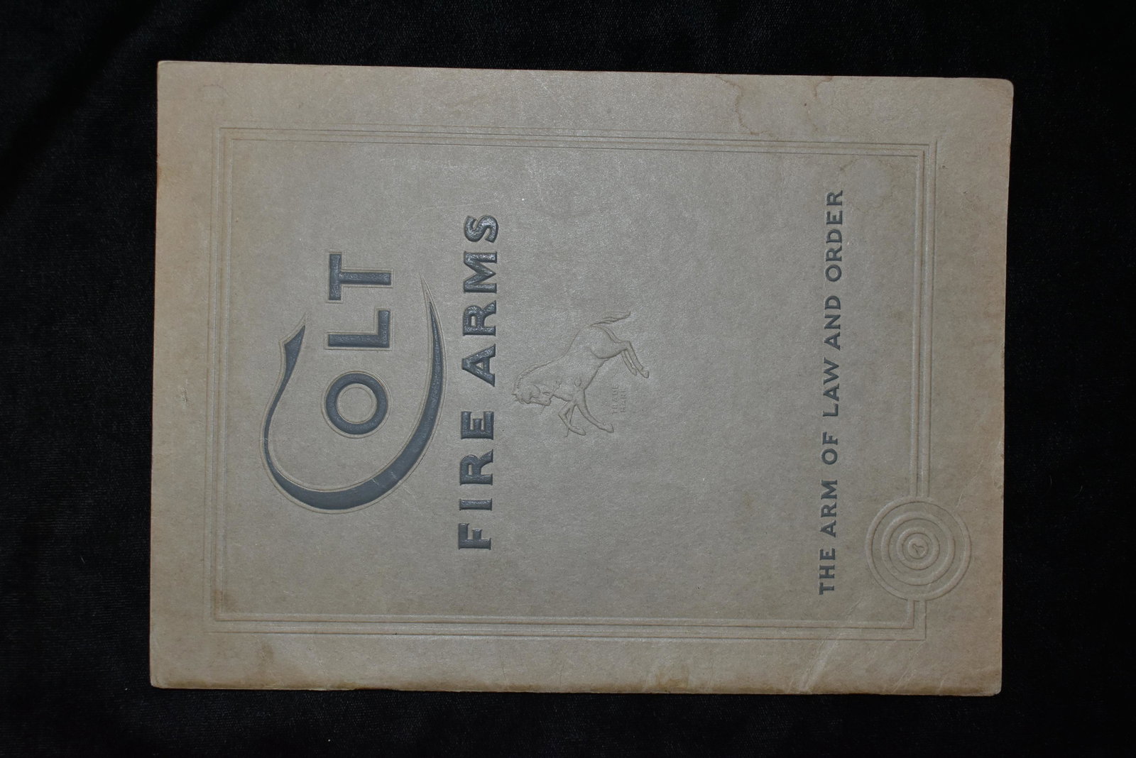1933 Colt Fire Arms Book, The arm of law and order (1 of 4)