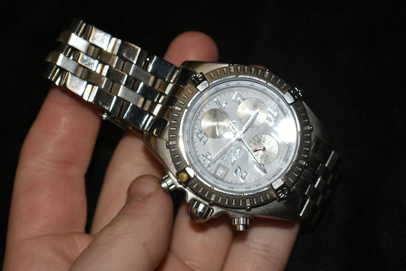Breitling Chronograph fancy used wrist watch Needs (1 of 5)