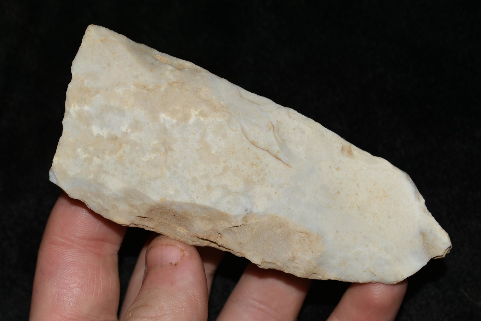 4 1/4" Flint Celt found in Lewis County, Mo by John: 4 1/4" Flint Celt found in Lewis County, Mo by John Burford