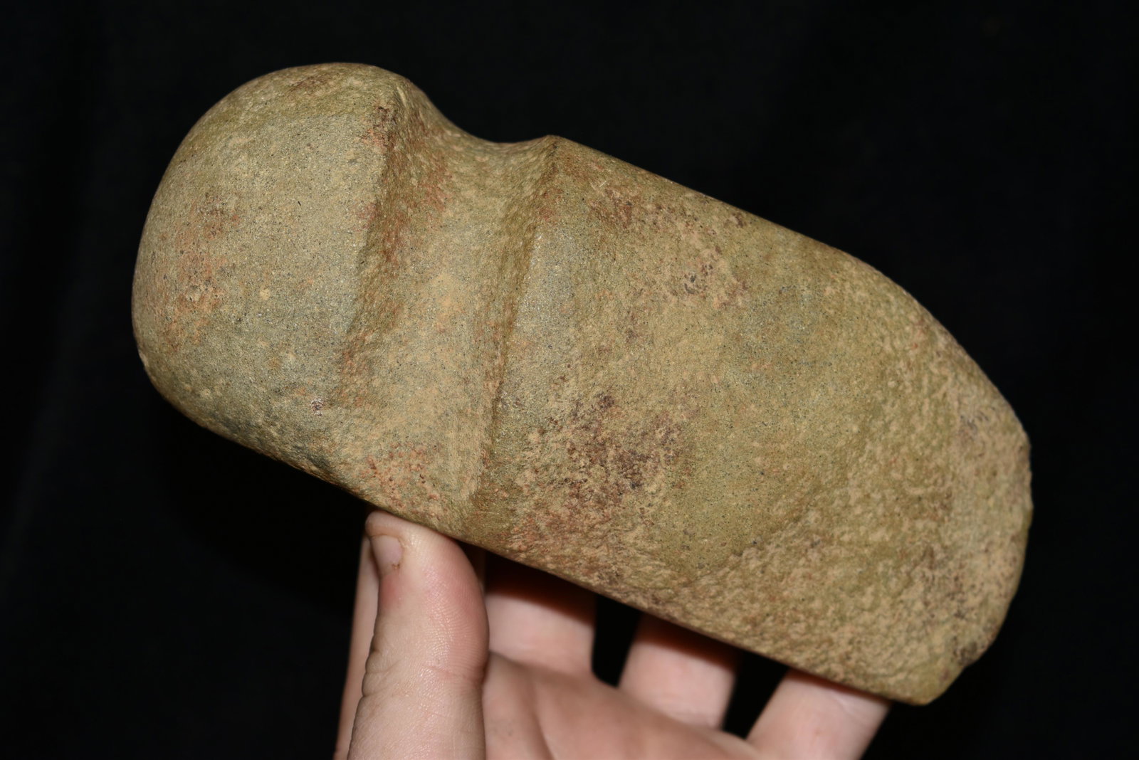 6 1/8" 3/4 Groove Axe found in Lewis County, Mo by John: 6 1/8" 3/4 Groove Axe found in Lewis County, Mo by John Burford