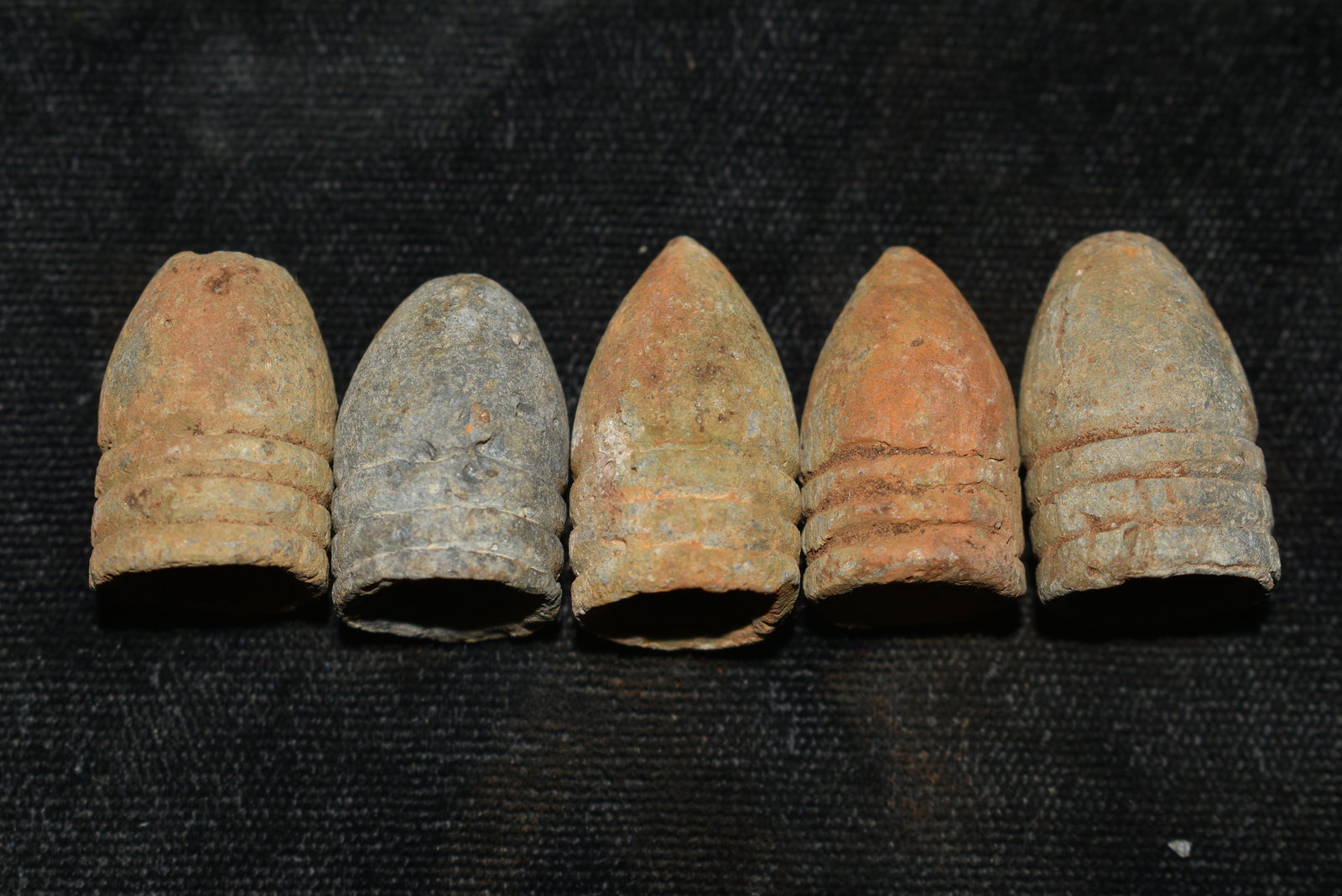 Lot of 5 Civil War Bullets: Lot of 5 Civil War Bullets