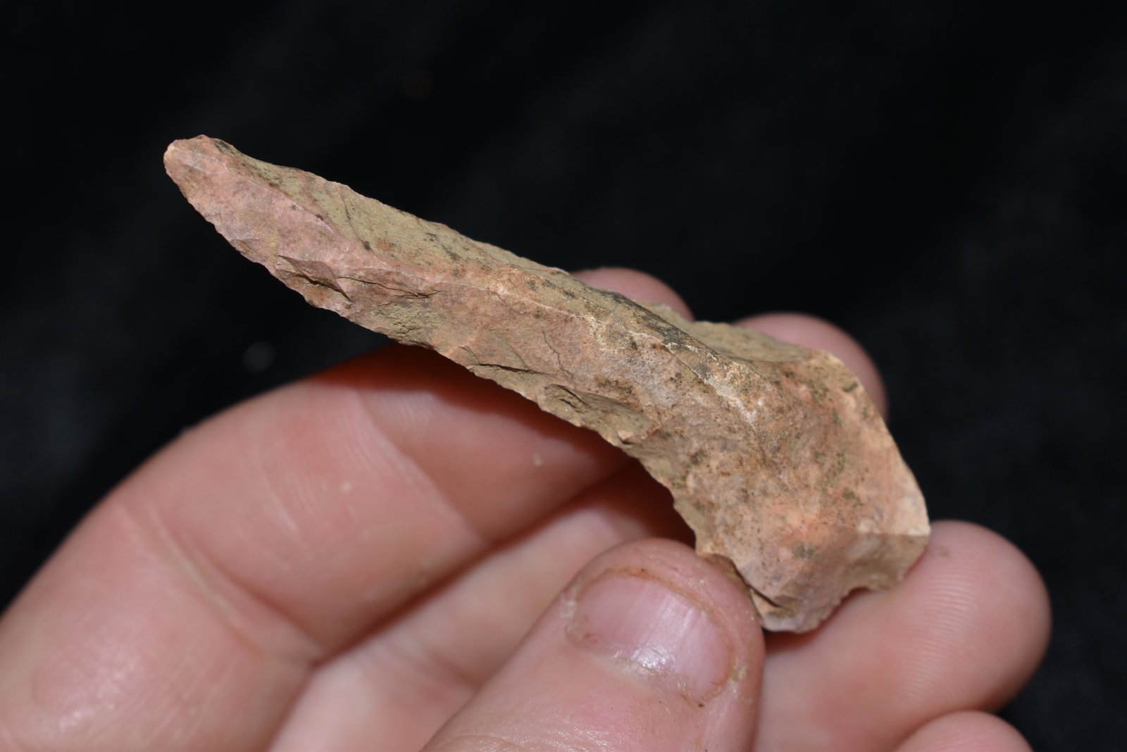 2 1/2" Flint Drill found in Southern Missouri Authentic: 2 1/2" Flint Drill found in Southern Missouri Authentic Native American Artifact