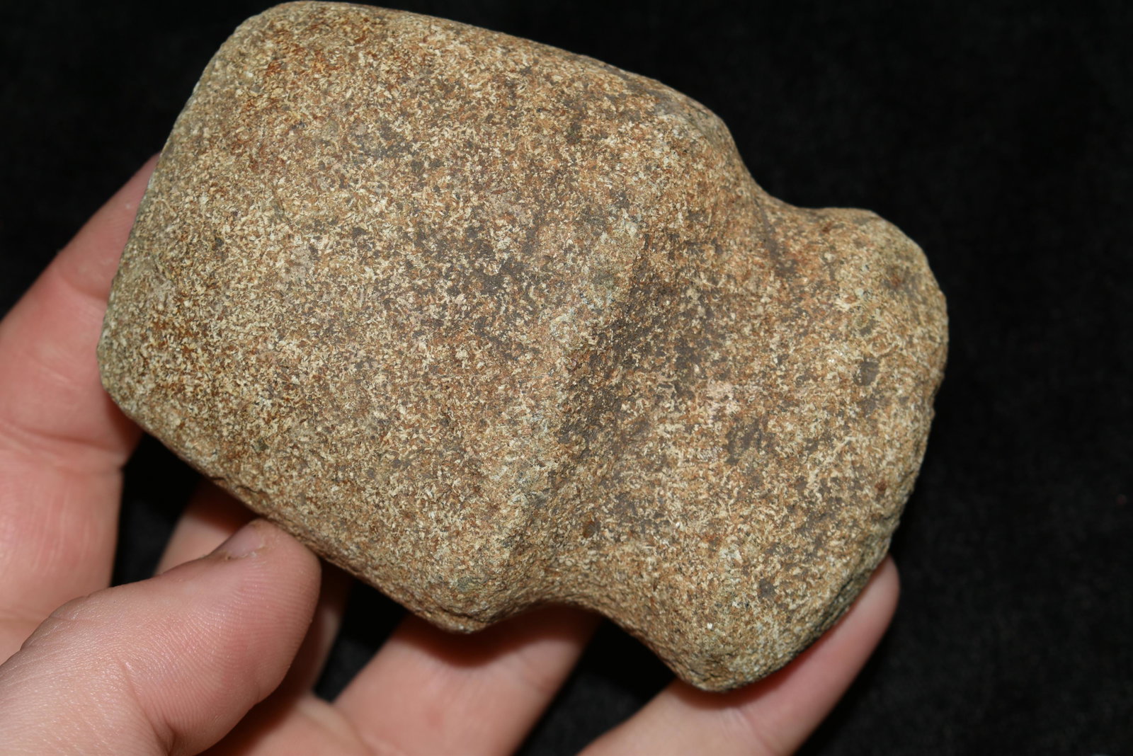 3 1/2" Full Groove Axe found in Fulton Co., Illinois: 3 1/2" Full Groove Axe found in Fulton Co., Illinois Authentic Native American Artifact