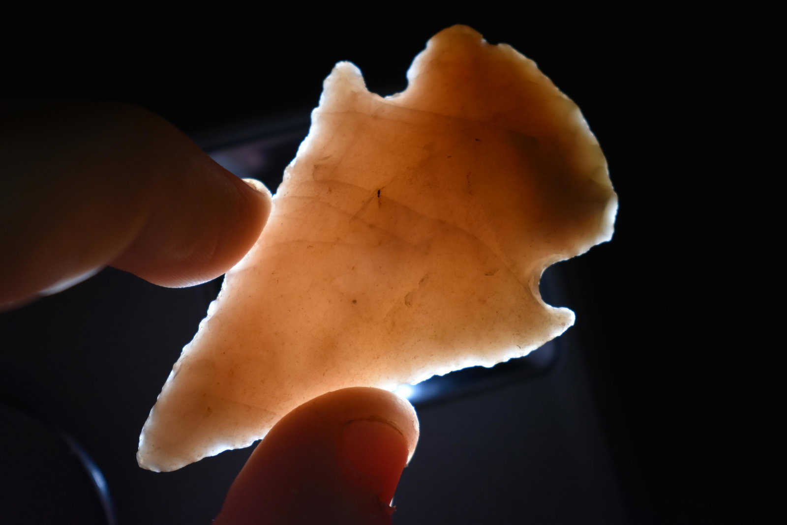 2 3/8" Novaculite Grand Point, found in Arkansas, Ex. (1 of 5)