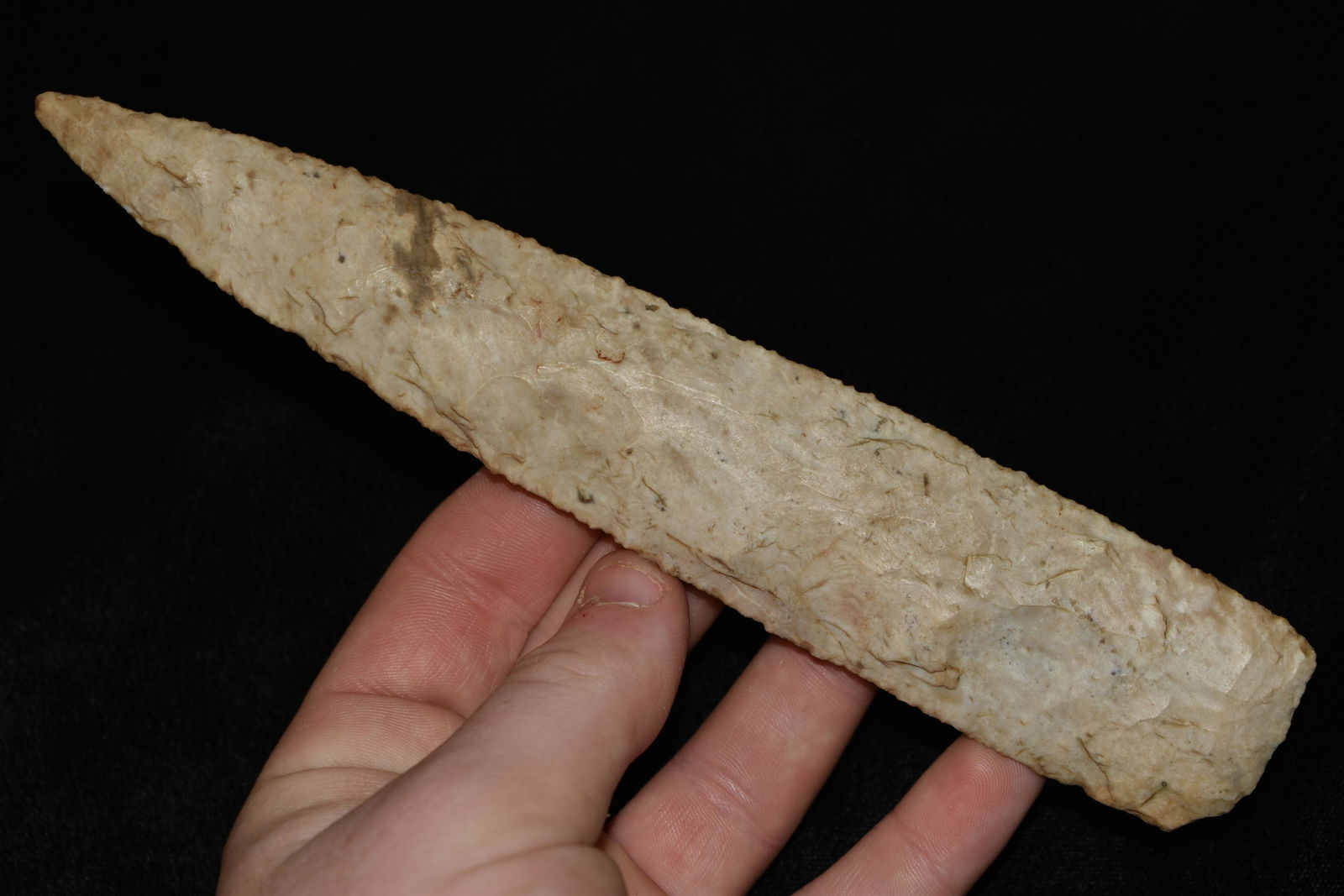 Outstanding 7 1/2" Archaic Knife, Missouri, Motley COA (1 of 8)