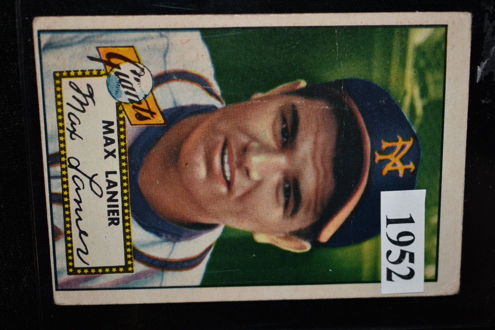 Antique 1952 Max Lanier Baseball Card (1 of 3)