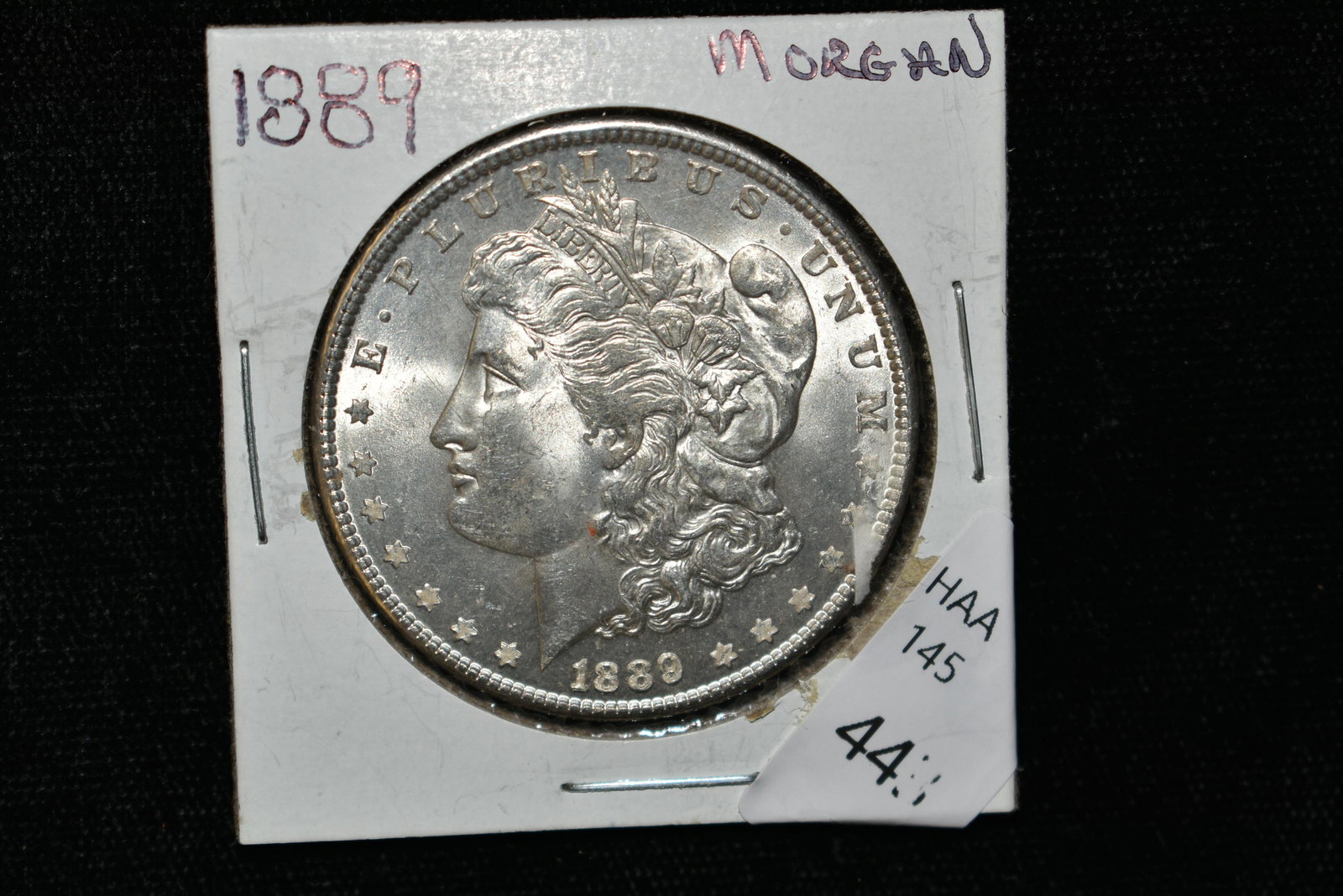 1889 Morgan Silver Dollar Coin (1 of 2)