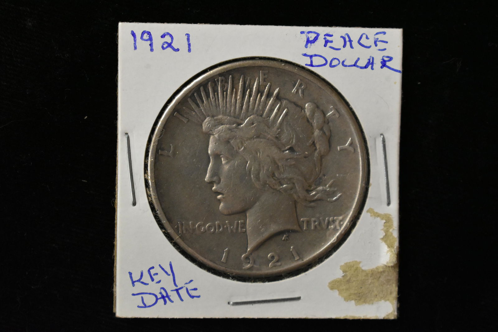 1921 Silver Peace Dollar, Key Date Coin (1 of 2)