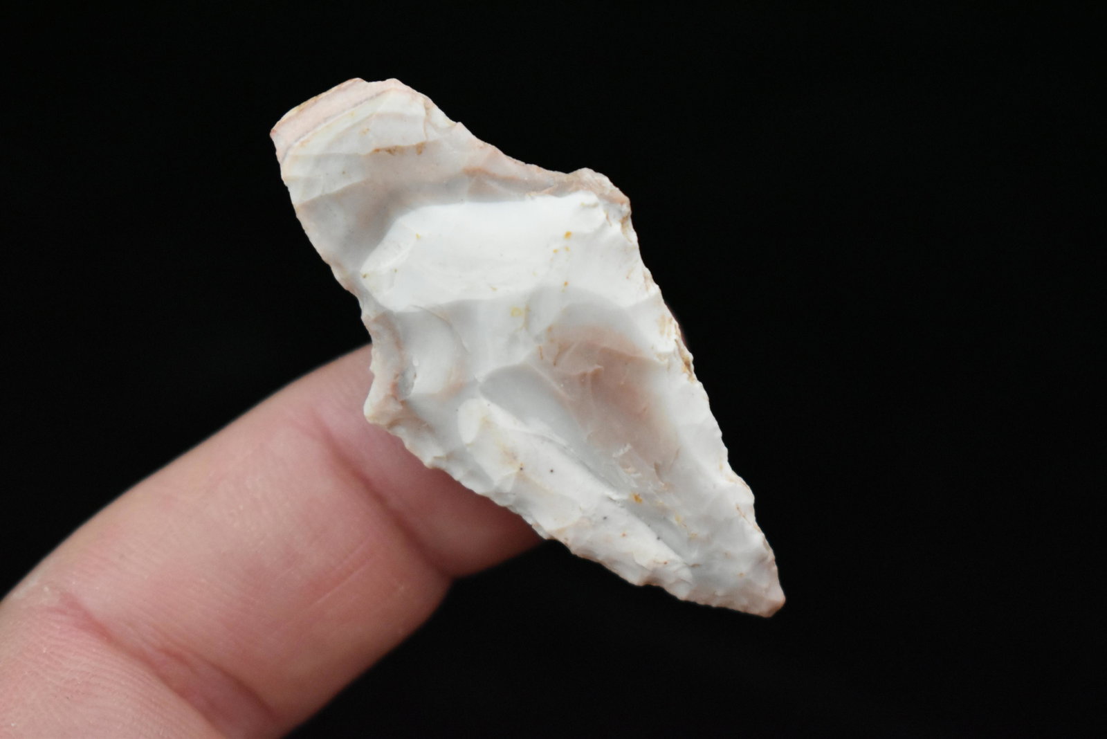 1 7/8" Gary, Tripple Colored, Miller Co Missouri,: 1 7/8" Gary, Tripple Colored, Miller Co Missouri, Authentic Native American Arrowhead, Artifact