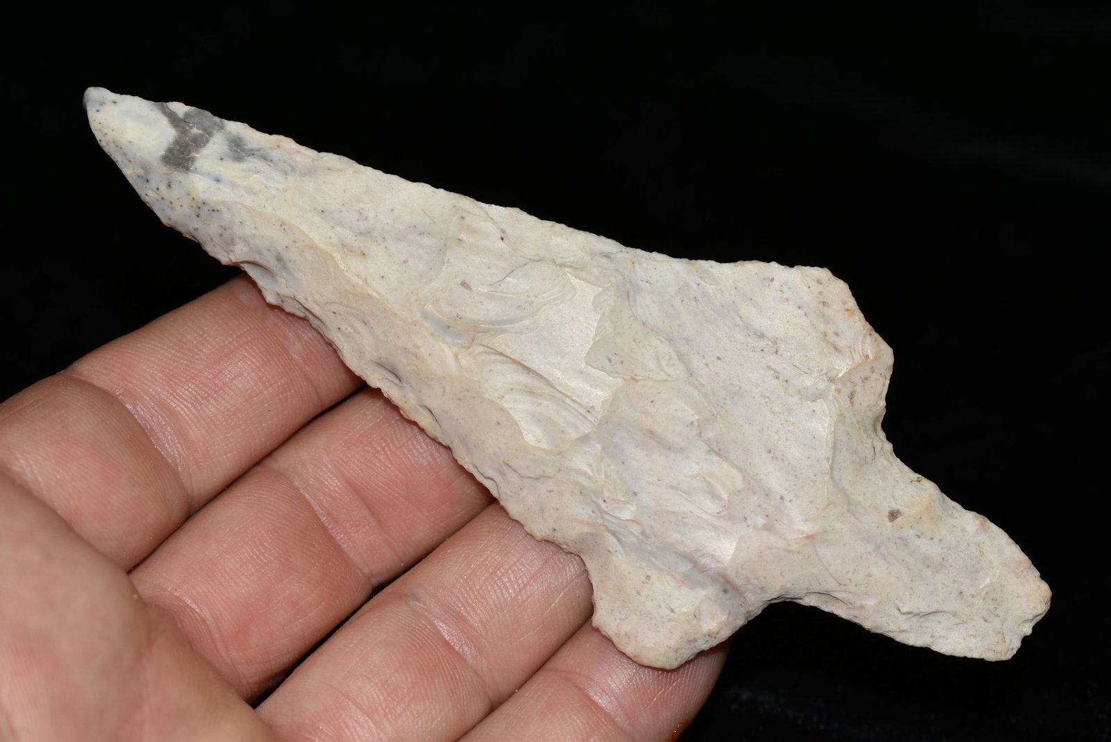 4 7/8" Dickson, River Polished, Found by Ryan Stone in: 4 7/8" Dickson, River Polished, Found by Ryan Stone in Central Missouri, Authentic Native American Arrowhead, Artifact
