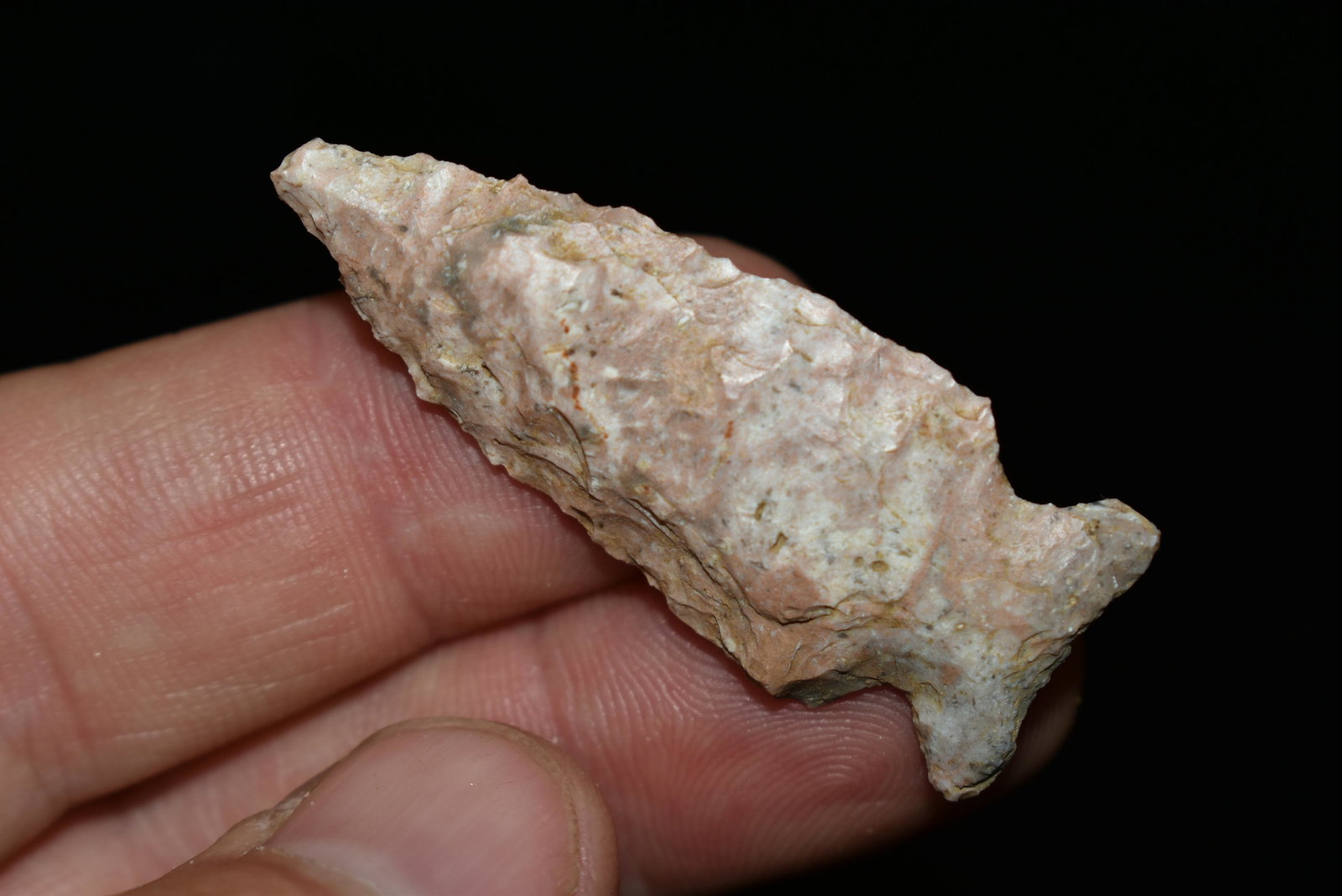 1 3/4" Robbins, This collection was found in Knox: 1 3/4" Robbins, This collection was found in Knox County Missouri near the town of Edina, Private Collection. Nearly all Creek found in the last 10 years, Authentic Native American Arrowhead, Artifact