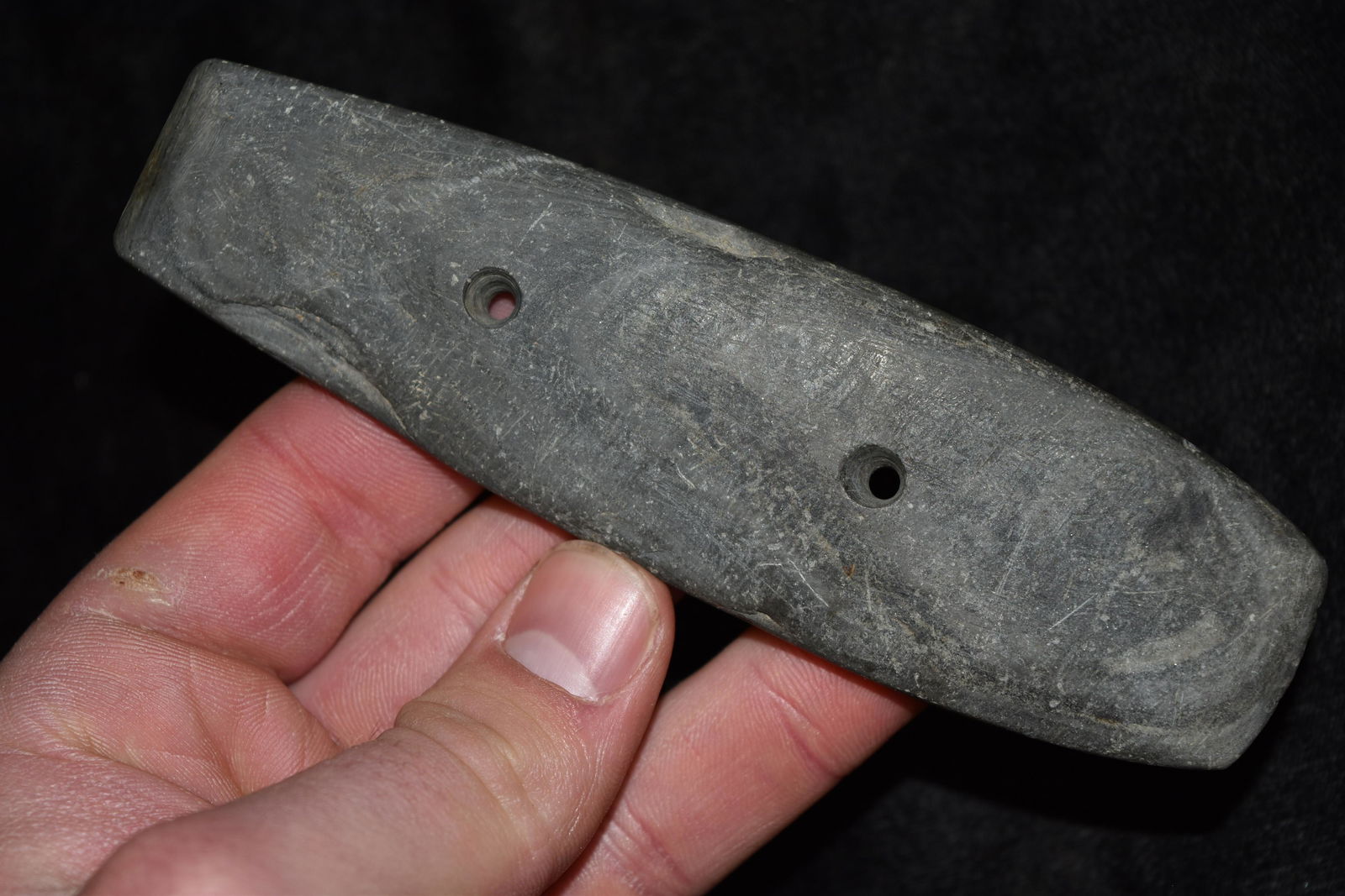 5 1/4" Gorget, Meadows COA, Ohio: 5 1/4" Gorget, Meadows COA, Ohio