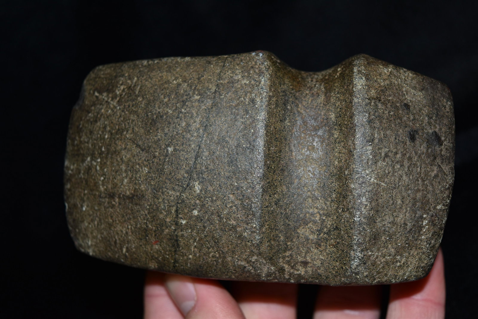 4 3/4" 3/4 Groove Nebo Axe, Meadows COA, Daviess Co,: 4 3/4" 3/4 Groove Nebo Axe, Meadows COA, Daviess Co, Missouri