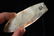 4 1/16" Kaolin Agate Basin Point, Rogers COA, Putty