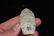 4 1/16" Kaolin Agate Basin Point, Rogers COA, Putty - 5