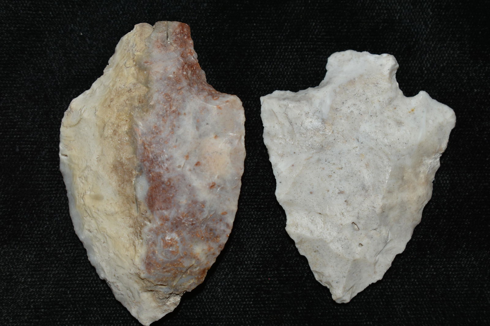 Lot of 2 Florida Arrowheads, Largest is 2 5/8" (1 of 3)