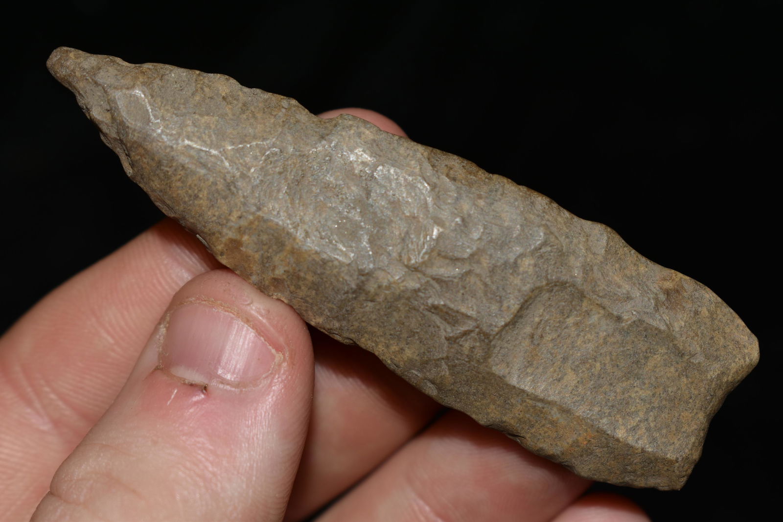 2 7/8" Fluted Clovis, Great Basal Grinding, found in (1 of 4)