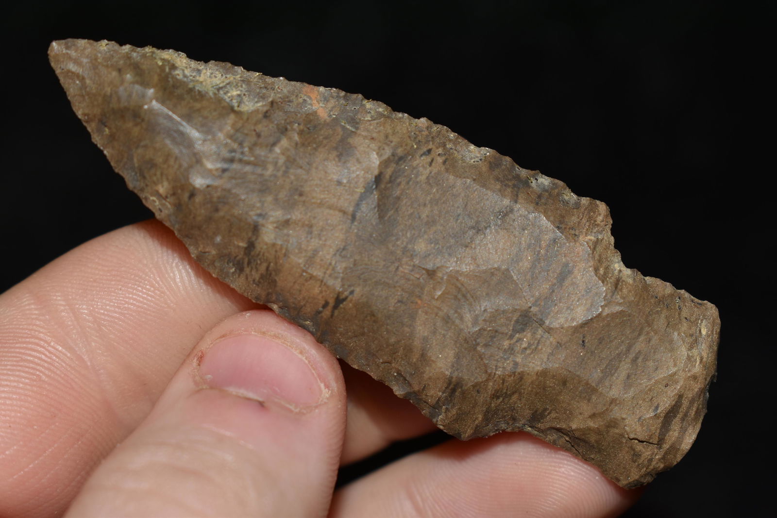 3" Sqaure Stemmed Point found in Tennessee (1 of 4)