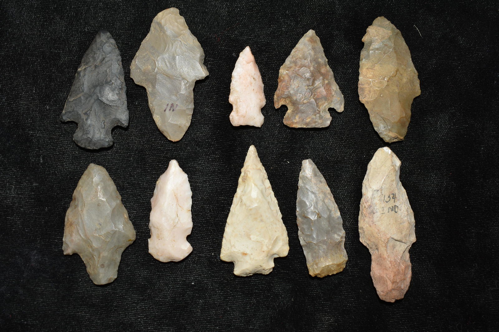 Lot of 10 Common Points found in Kentucky and Tennessee (1 of 2)