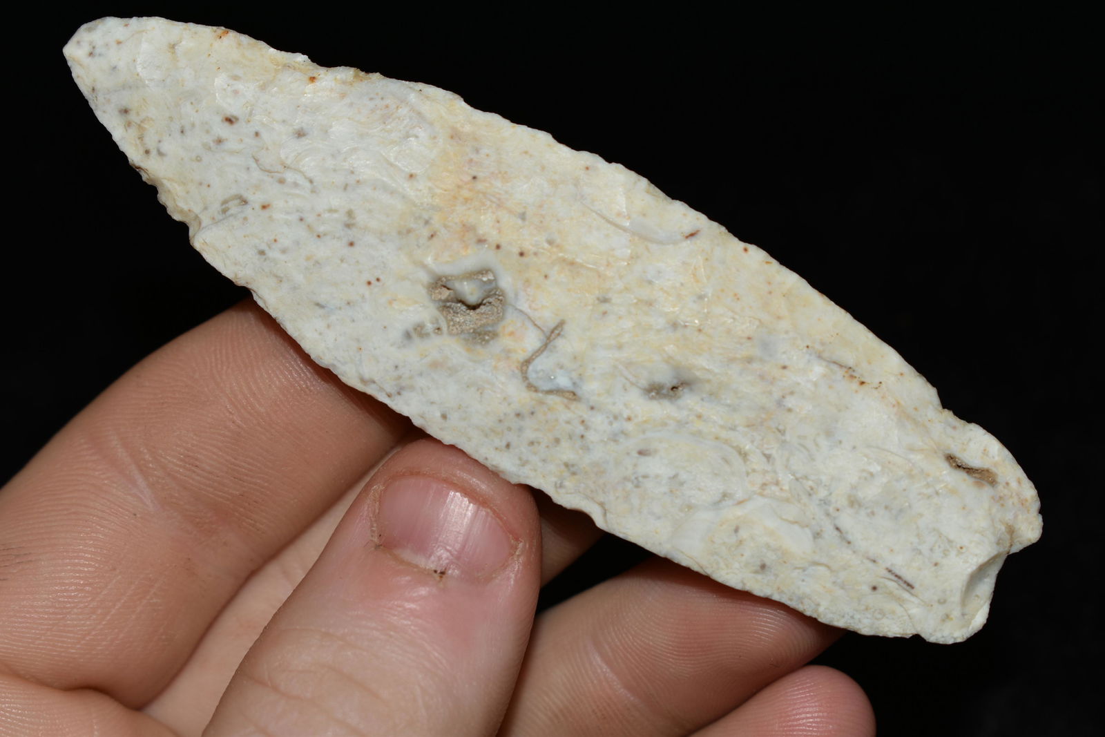 3 5/8" Agate Basin, This point was aqquaried by Steve (1 of 4)