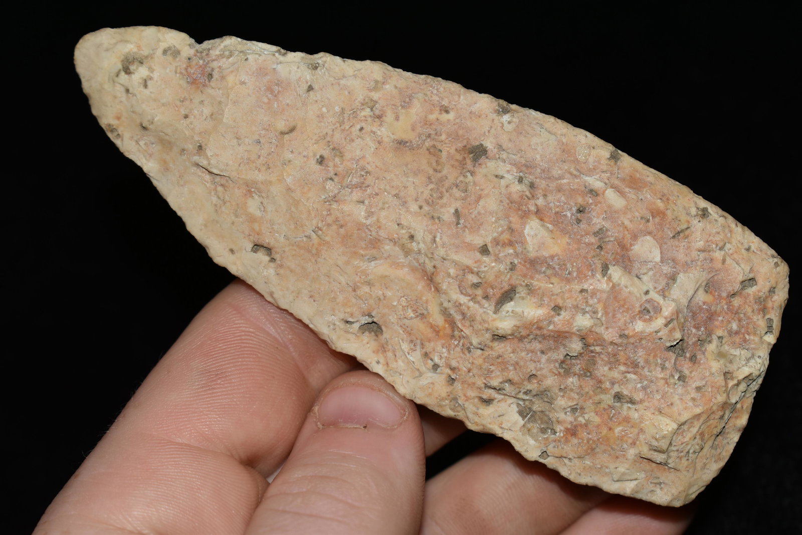 4 1/4" Archaic Knife, Sqaure Base, Good Size, This (1 of 4)