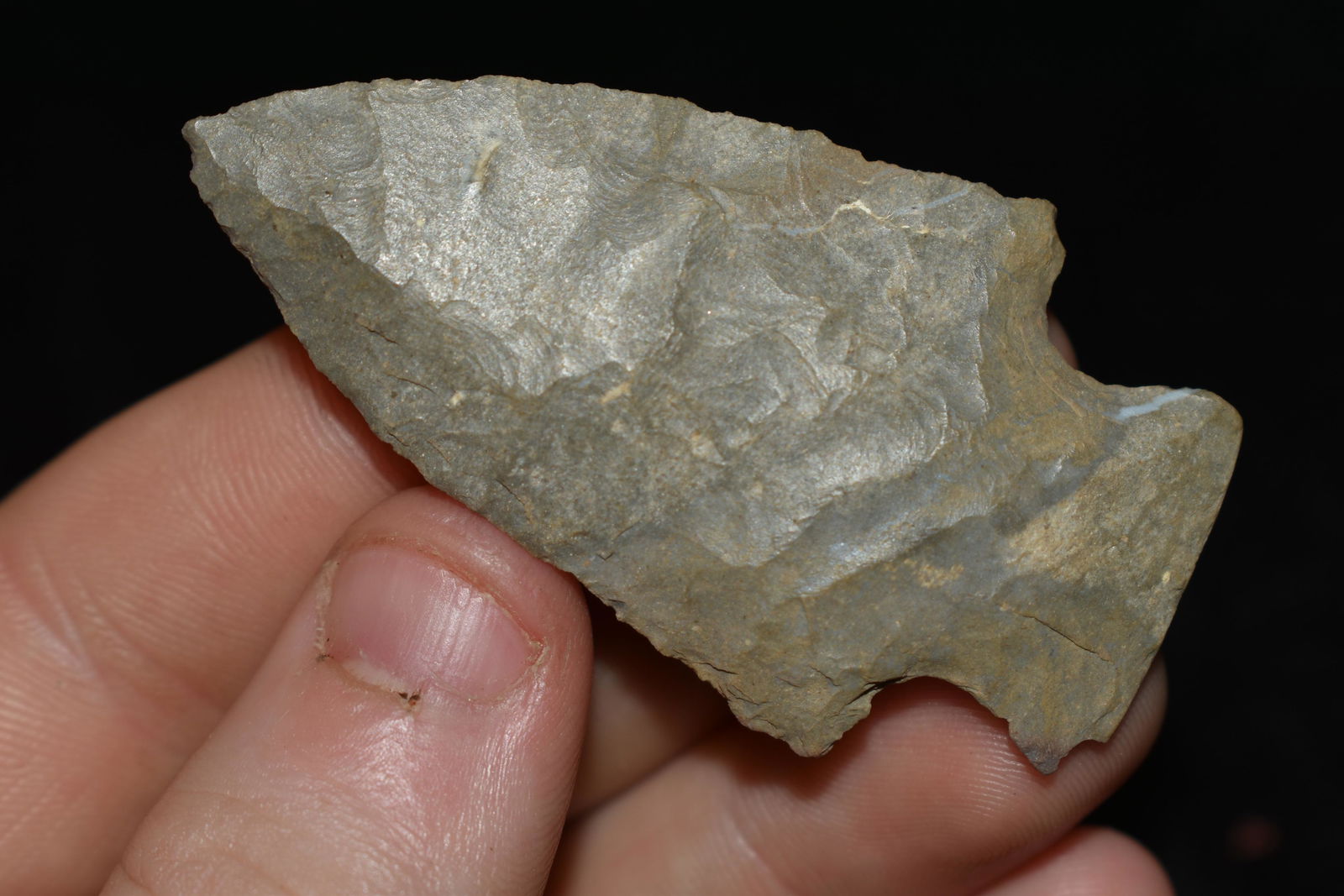 2 1/4" Hopewell Point, River Bottom Stained, This (1 of 4)