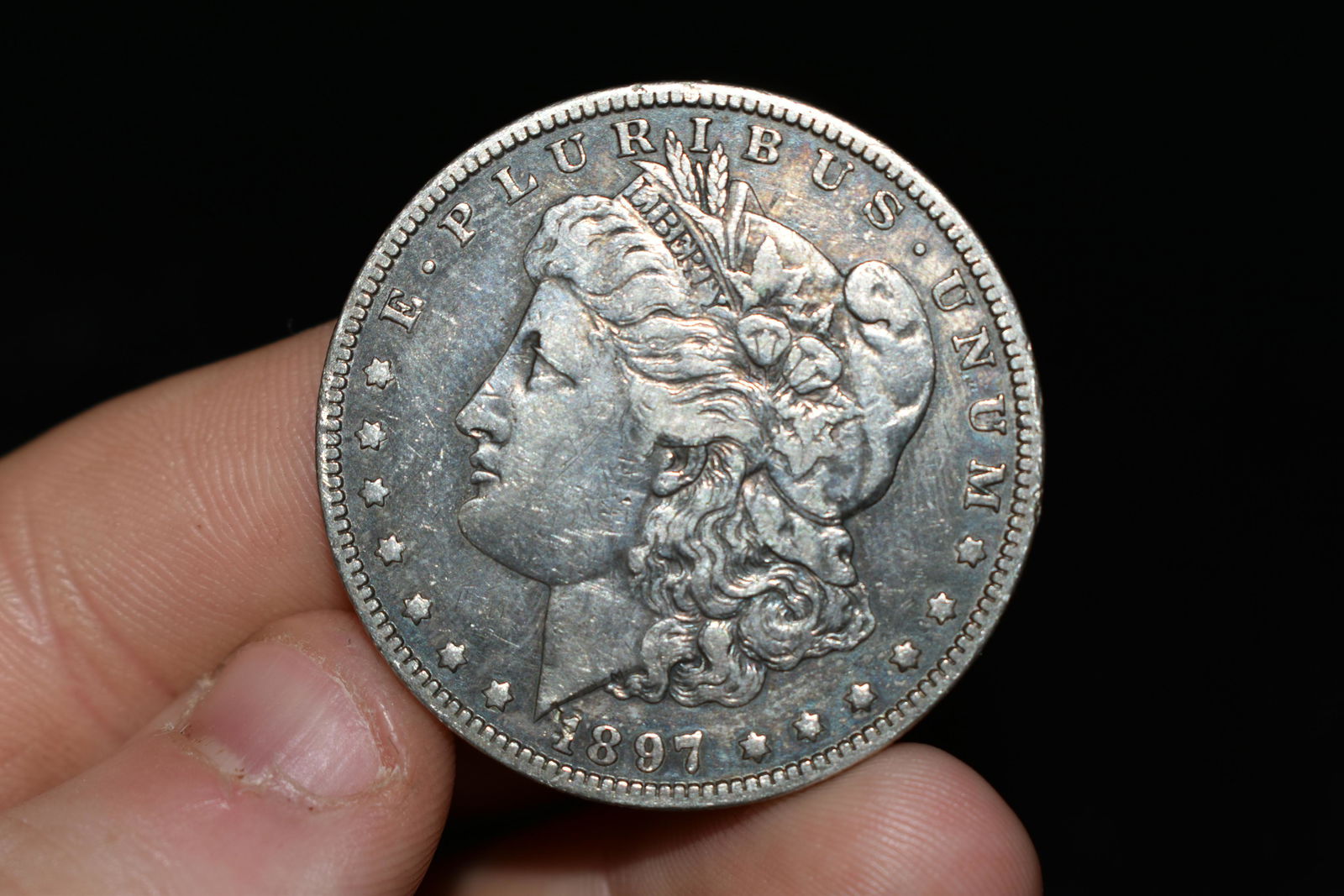 High grade 1897o Morgan silver dollar. Please (1 of 2)