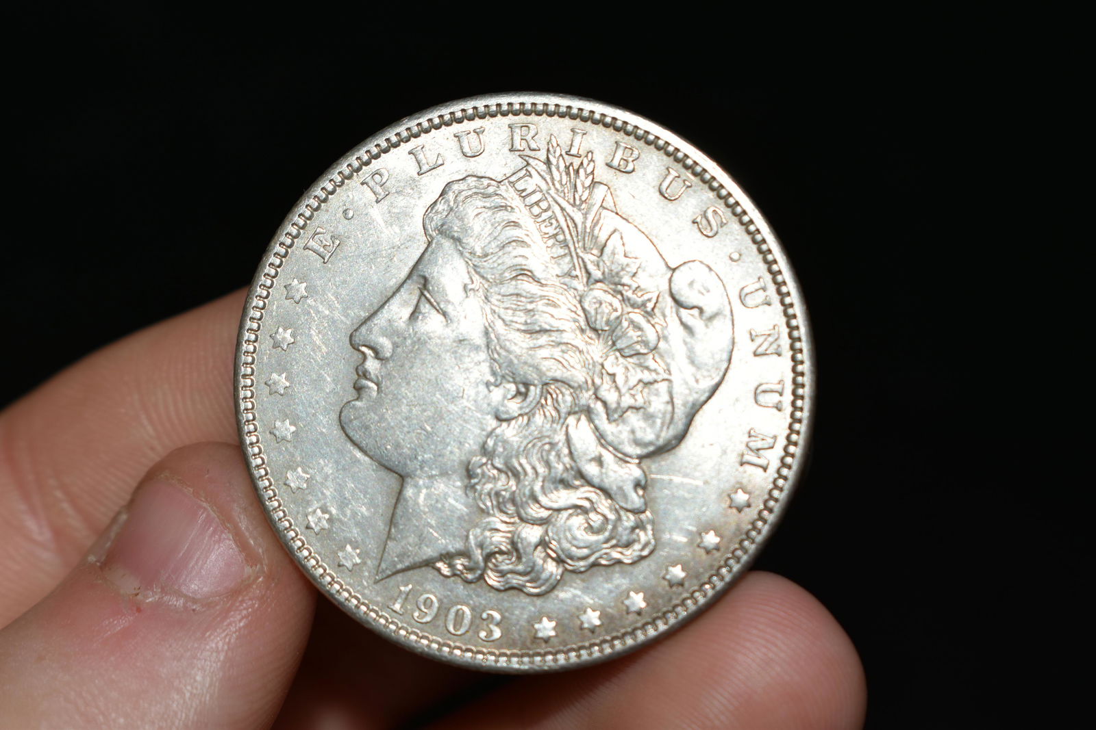 High grade 1903 Morgan silver dollar. Please (1 of 2)