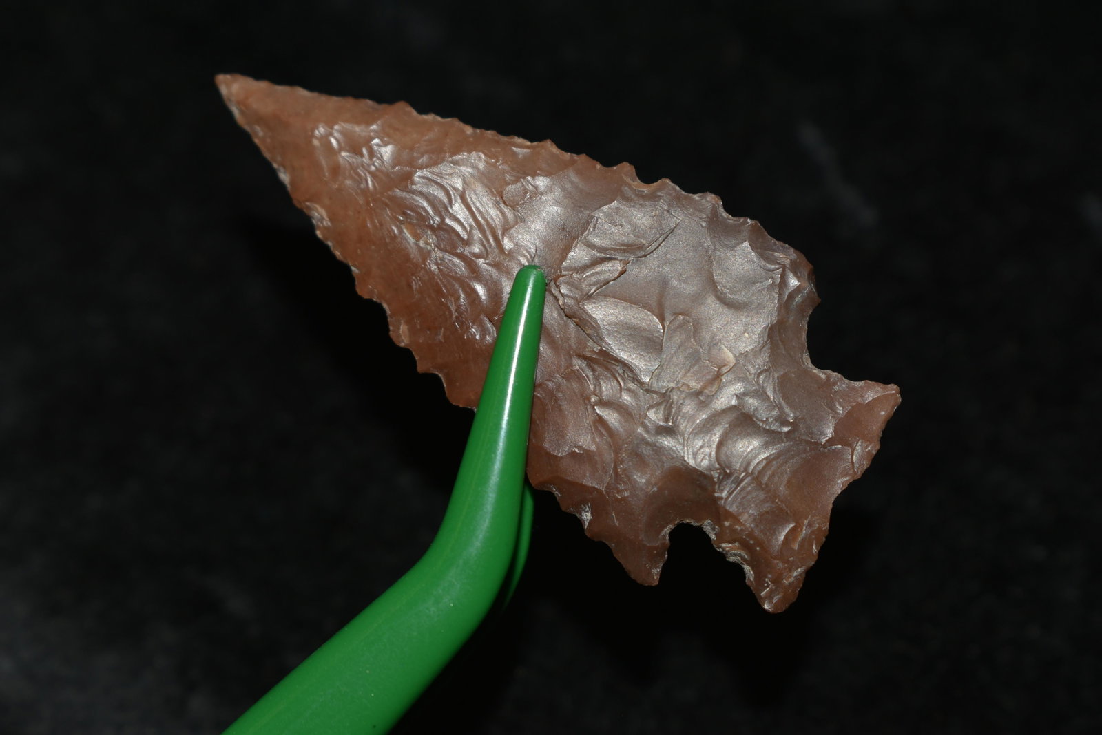 1 7/8" Snake River This collection contains Wonderful: 1 7/8" Snake River This collection contains Wonderful examples of Columbia River Valley Arrowheads and Darts from the Fred Van Ronk Collection. The location of these artifacts range from the about Dal