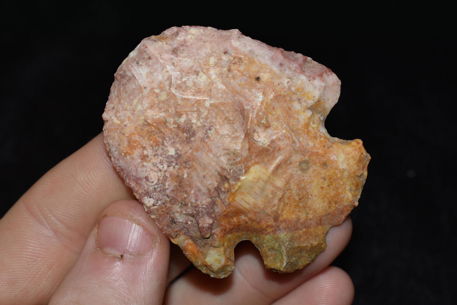 2 1/4" COLORFUL HOPEWELL SNYDERS BLUNT FOUND IN ST (1 of 4)