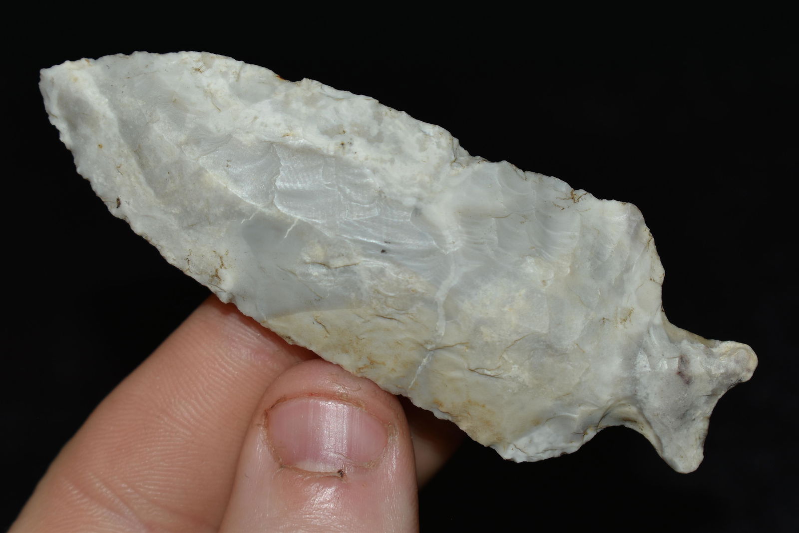 3 1/8" JACKIE STEMMED FOUND IN LINCOLN COUNTY MISSOURI, (1 of 4)