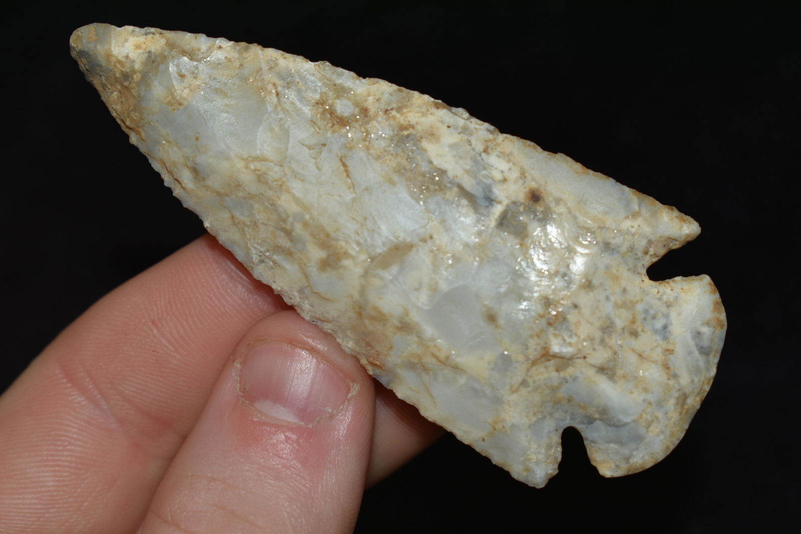 3 1/8" LONG DOVETAIL FOUND IN CALHOUN COUNTY ILLINOIS, (1 of 4)