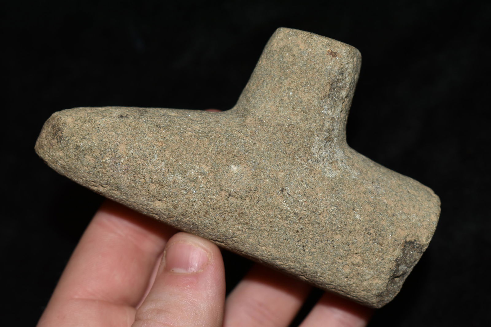 4 1/8" LONG JERSEY BLUFF PIPE PREFORM FOUND IN CRAWFORD (1 of 7)