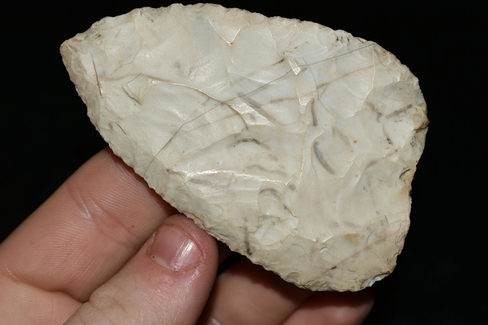 3 1/4" LONG EARLY ARCHAIC KNIFE FOUND ON OCTOBER 8TH, (1 of 5)