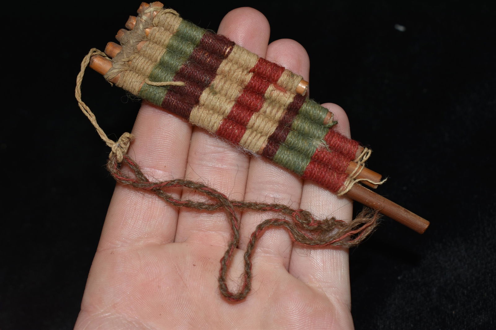 3 1/2" LONG PRE COLUMBIAN WHISTLE / FLUTE MUSICAL (1 of 5)