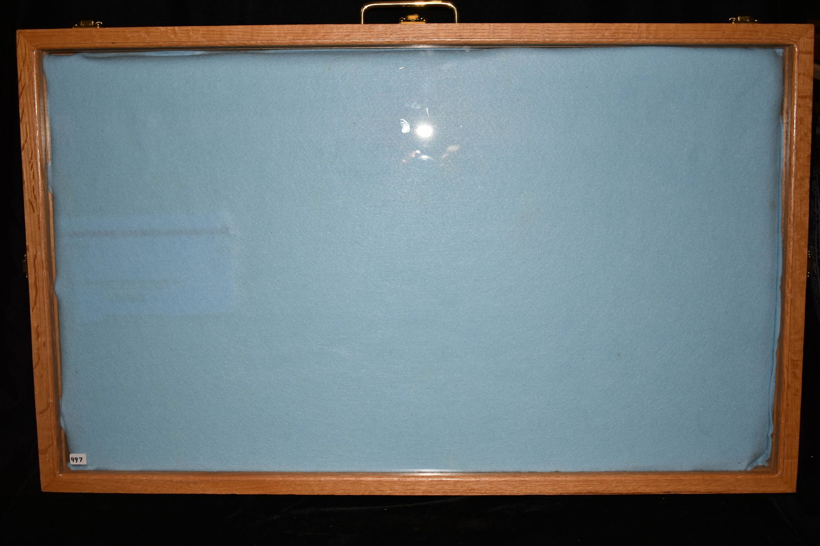 LARGE 33" BY 20" X 2" CUSTOM DISPLAY FRAME WITH BUILT (1 of 3)