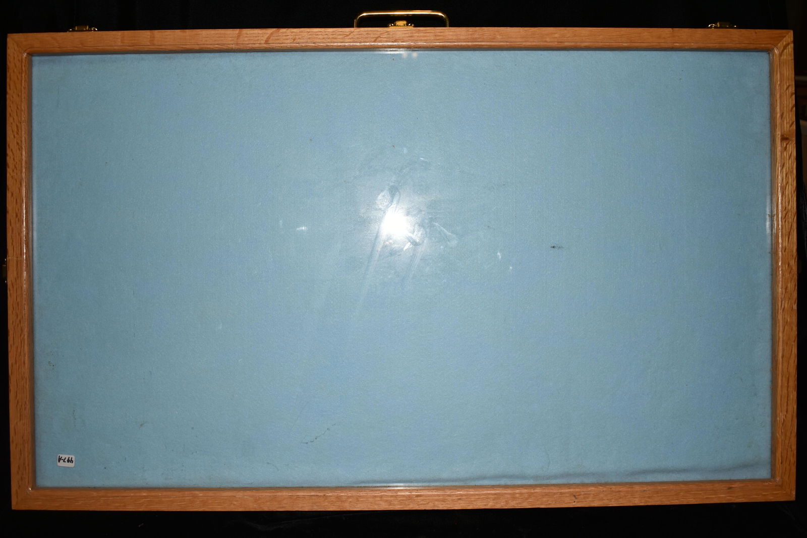 LARGE 33" BY 20" X 2" CUSTOM DISPLAY FRAME WITH BUILT (1 of 3)