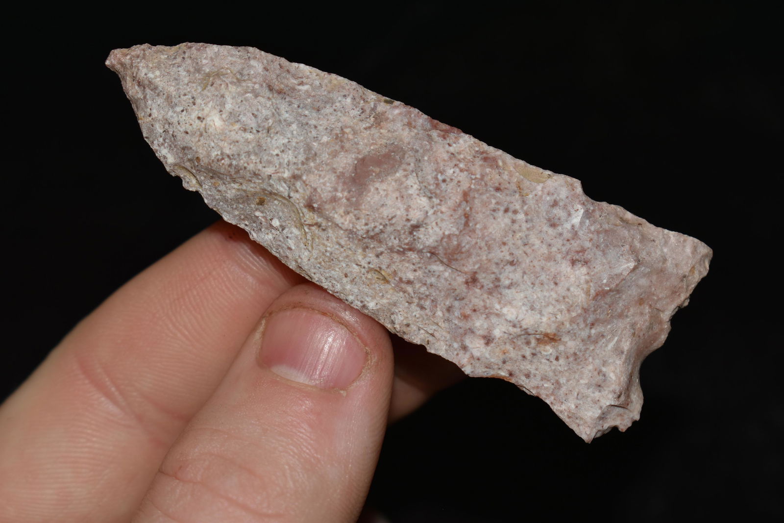 2 5/8" Steuben Arrowhead, ex Sam Webster Collection,: 2 5/8" Steuben Arrowhead, ex Sam Webster Collection, Pettis Co., Mo