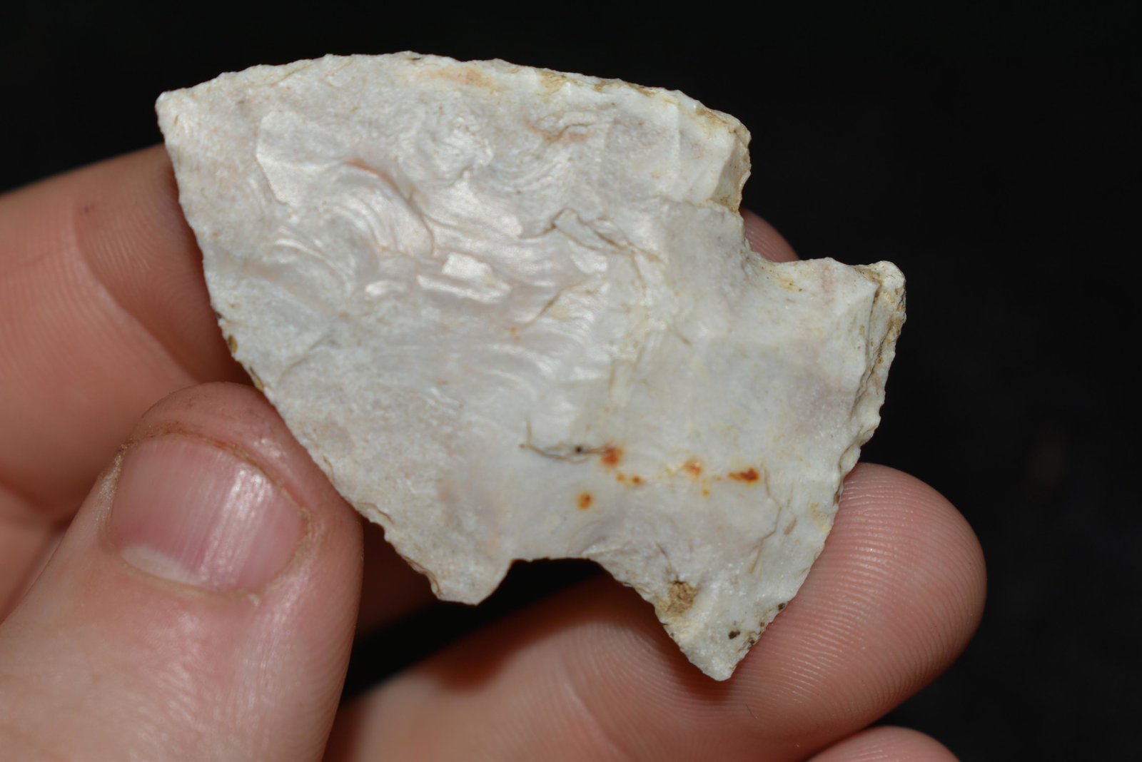 1 3/4" Gibson Arrowhead, ex Sam Webster Collection,: 1 3/4" Gibson Arrowhead, ex Sam Webster Collection, Pettis Co., Mo