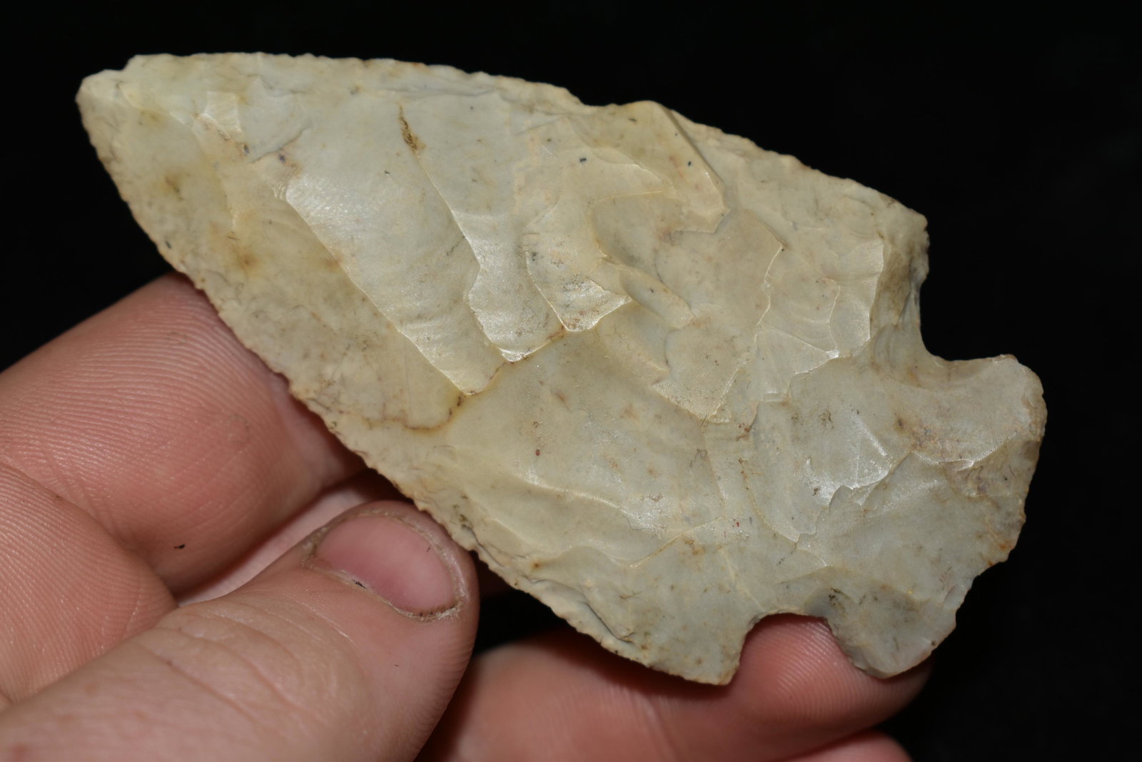 3 1/4" Hopewell Gibson found in Central Missouri: 3 1/4" Hopewell Gibson found in Central Missouri Authentic Native American Artifact