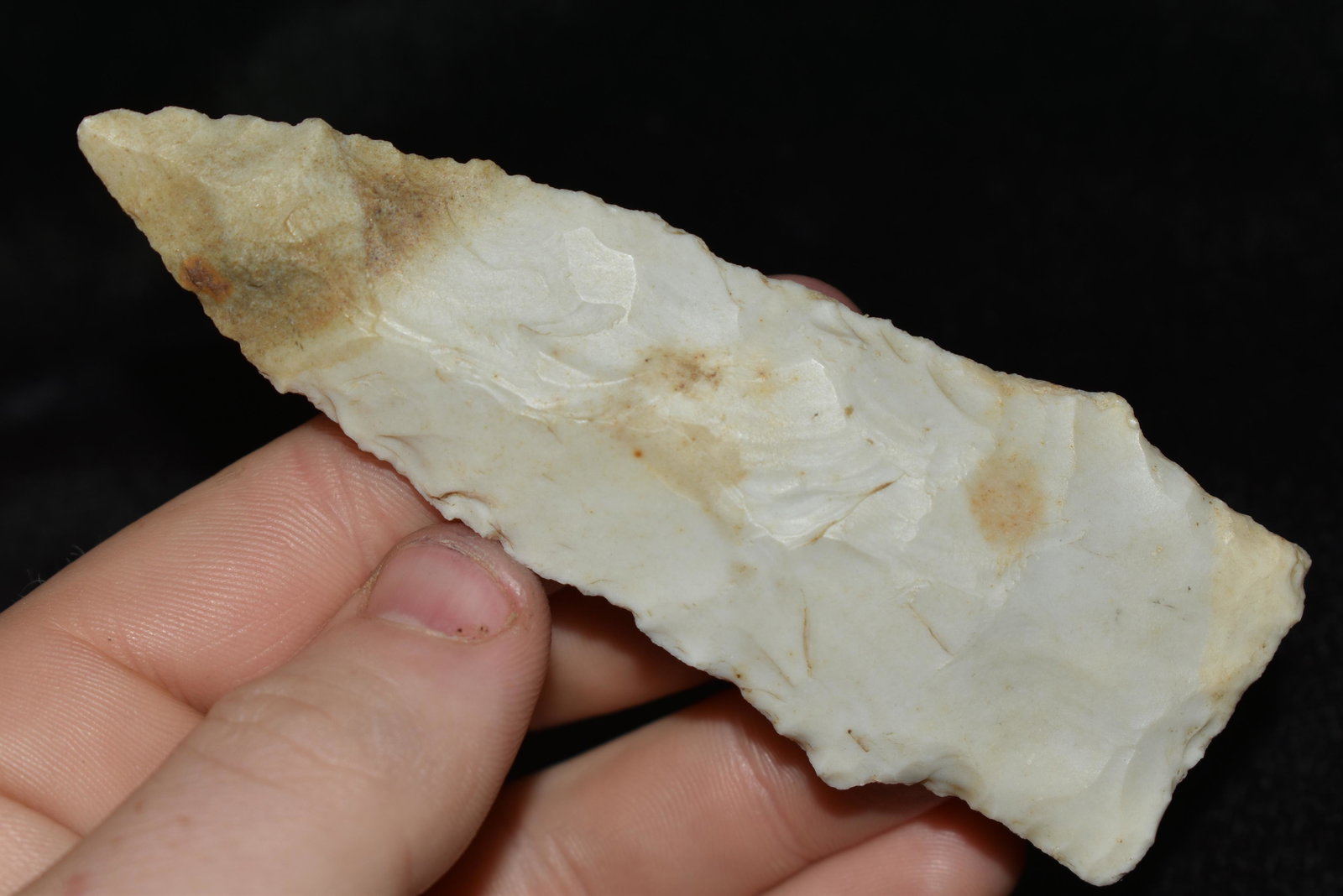 4" Etley Found by Dan Simmons in Lincoln Co., Missouri: 4" Etley Found by Dan Simmons in Lincoln Co., Missouri in the 90's Authentic Native American Artifact