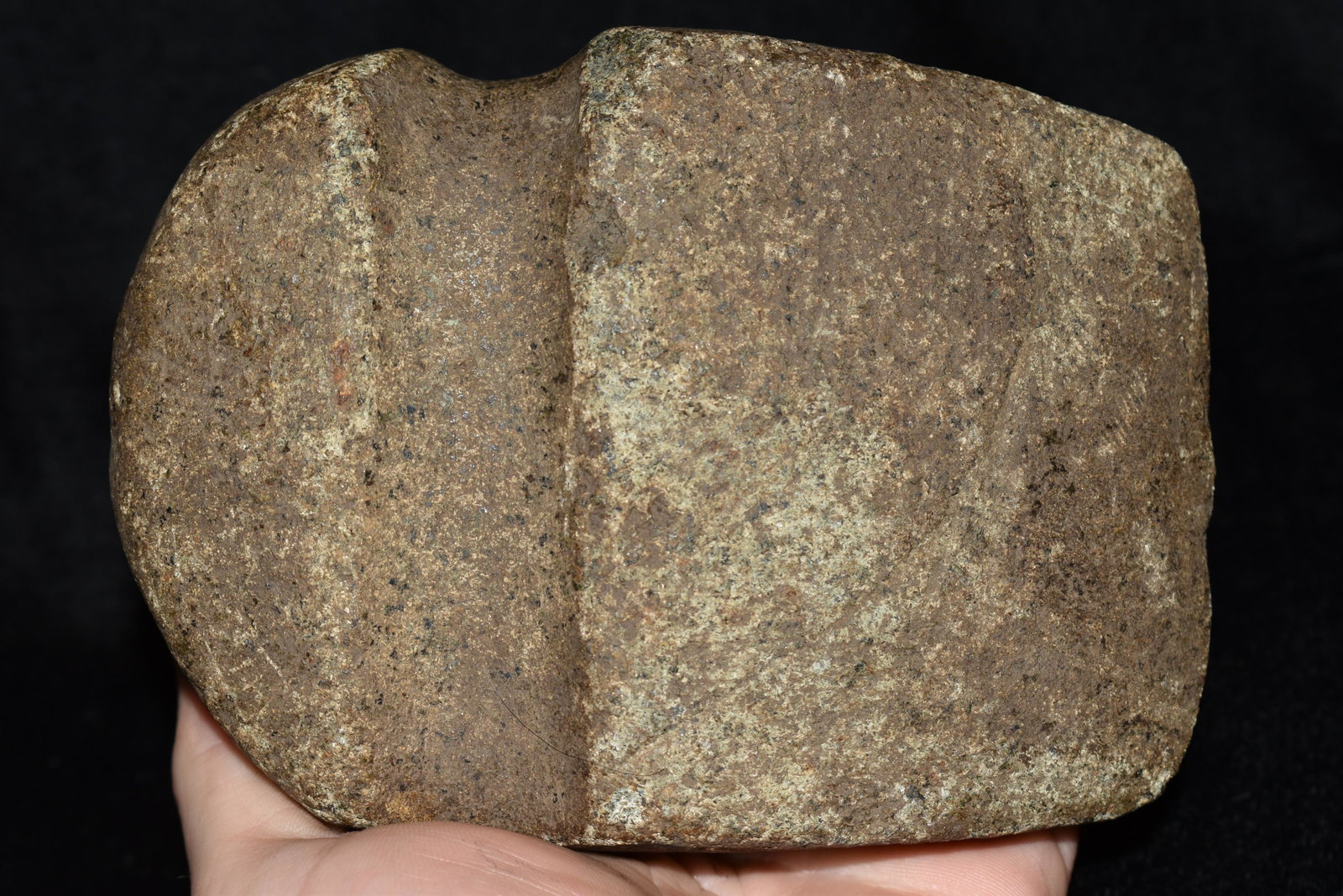 5 3/8" Camp Axe, Illinois Style, Cass Co., Illinois: 5 3/8" Camp Axe, Illinois Style, Cass Co., Illinois near Candelercille, by Jack Culp Authentic Native American Artifact