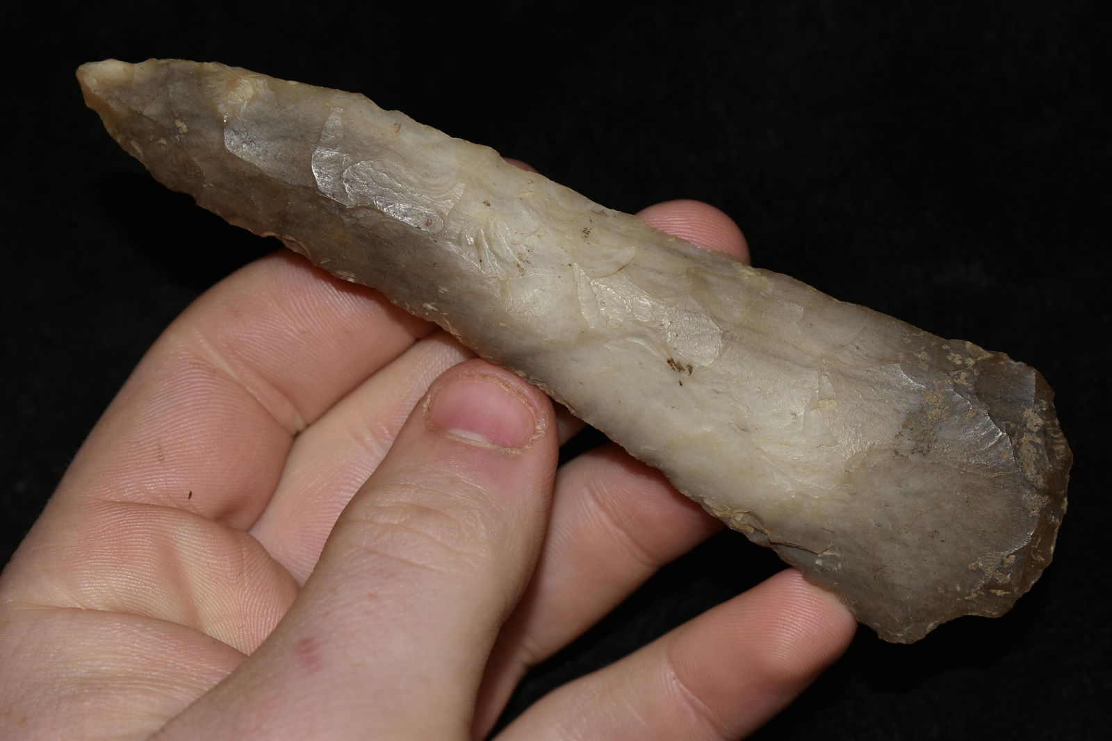 4 3/4" Novaculite Blade with great color found in Yell (1 of 4)