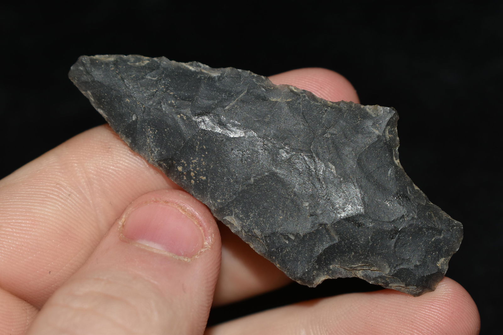 2 1/2" Novaculite Point found in Yell Co., Arkansas (1 of 4)