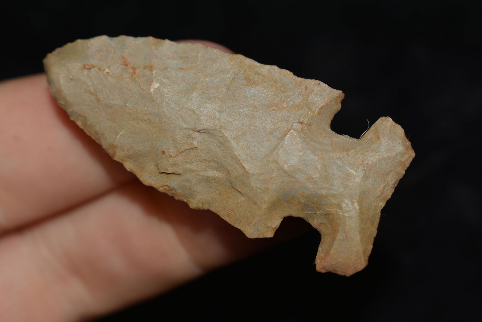 2" Side Notched Archaic Point found in Kentucky (1 of 4)