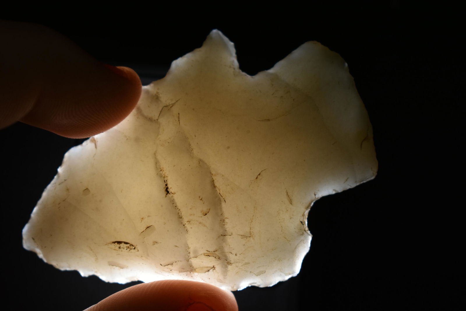 2 3/8" Sqaure Stemmed Point found in SE Arkansas (1 of 5)