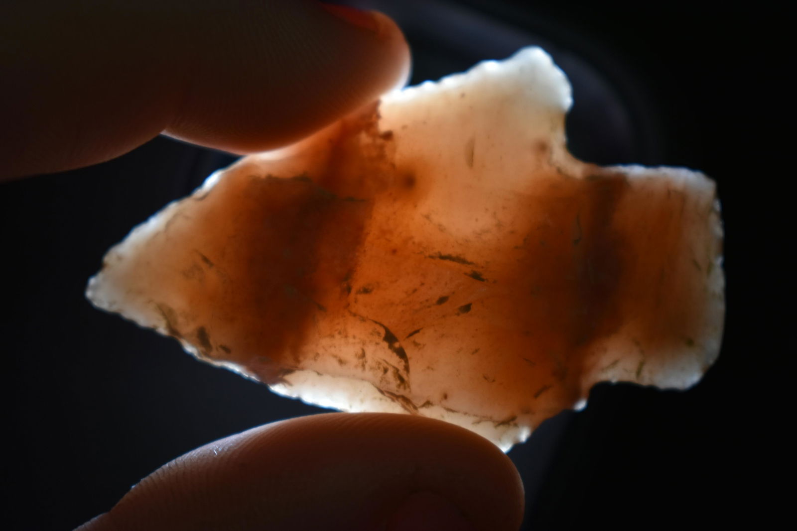 2" Sqaure Stemmed Novaculite Point found in Arkansas (1 of 5)